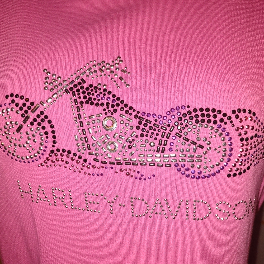 Harley Davidson embellished shirt, XL